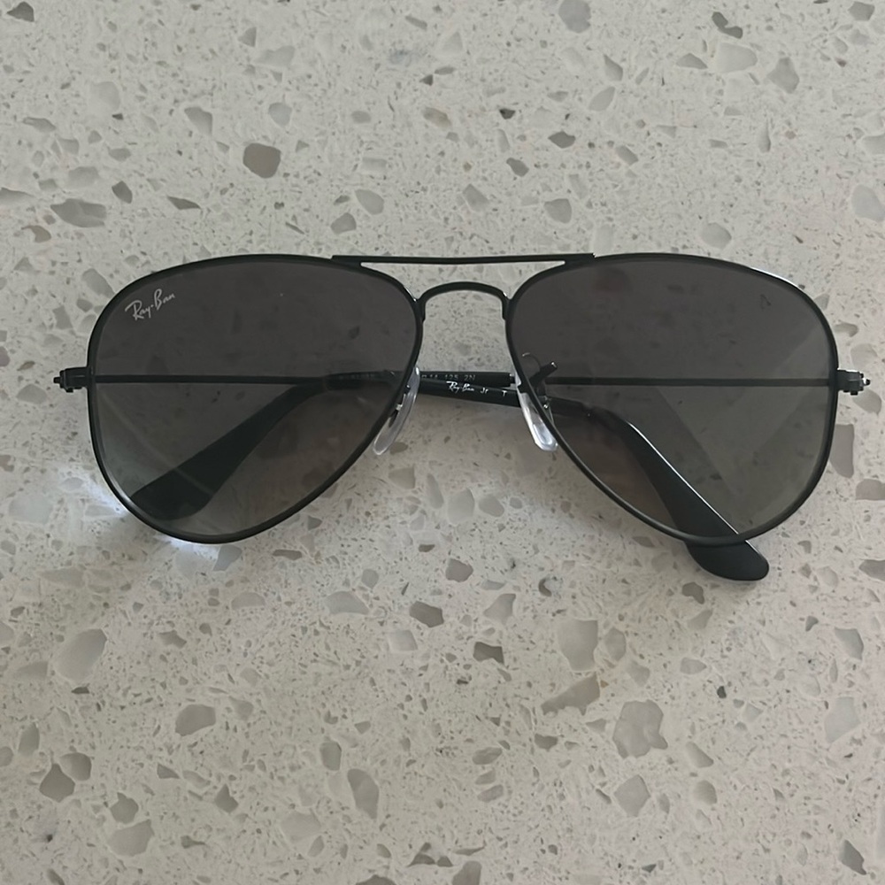 Rayban JR aviator glasses blk